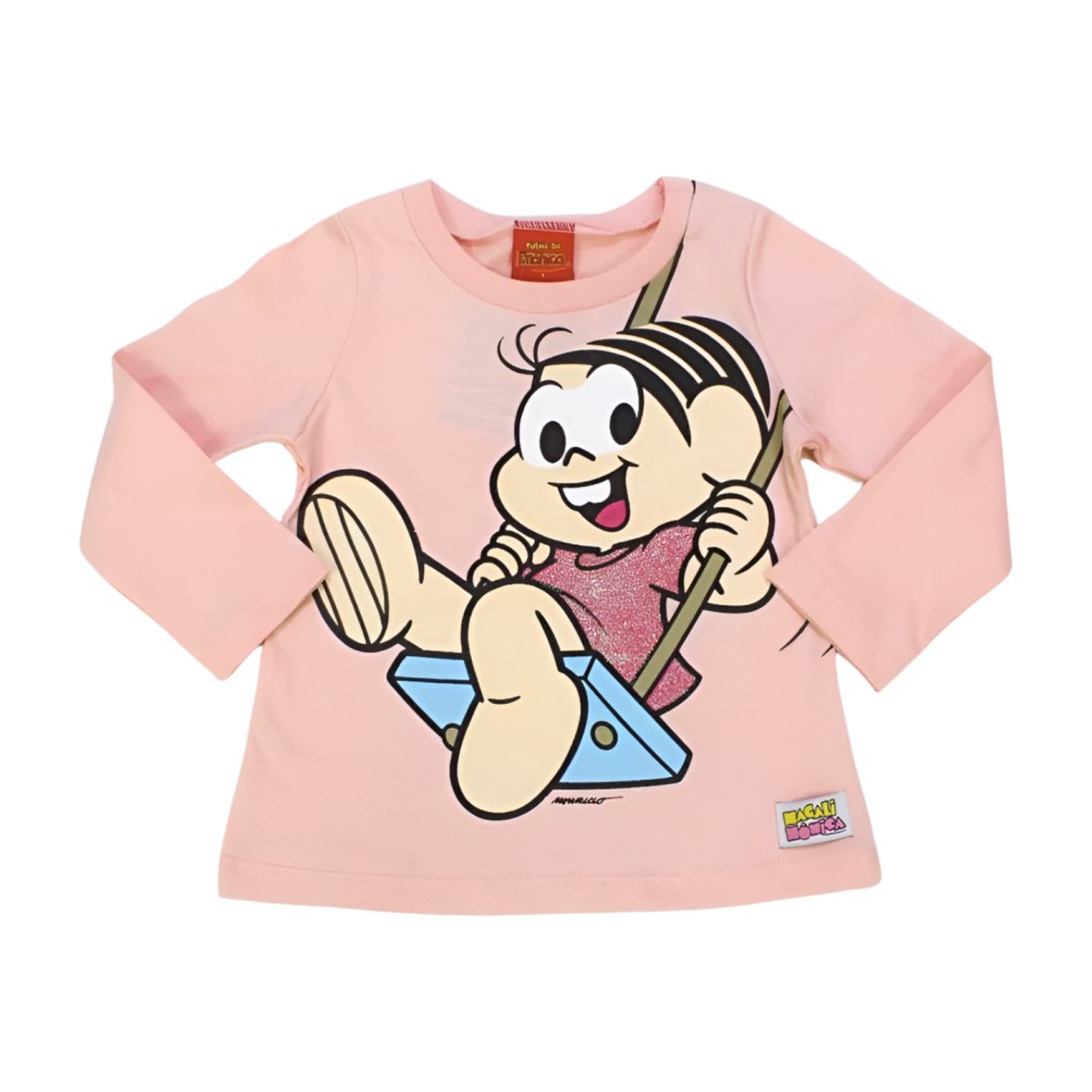 Blusa manga Longa Estampada Mônica 6160 – By Gus