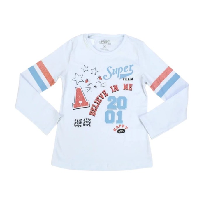 Blusa Manga Longa Estampada Super Team  3241 – Bicho Bagunça