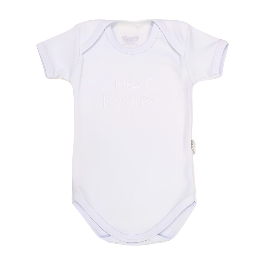 Body Manga Curta Bordado Meu 1° Primeiro Reveillon 2962 – Yuk´s