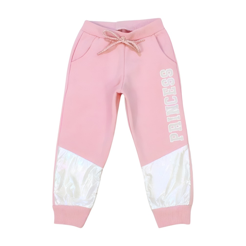 Calça Moletom Feminina com Punho Princess 7103 – Brincar é Arte