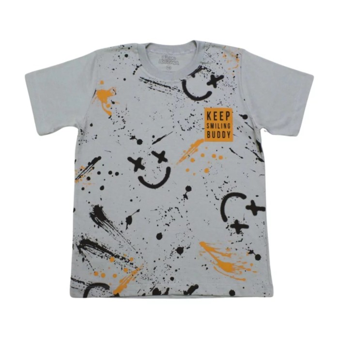 Camiseta Manga Curta Estampa Keep 6174 – Bicho Bagunça