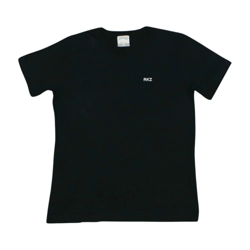 Camiseta Manga Curta Lisa Bordado 00259 – Alakazoo