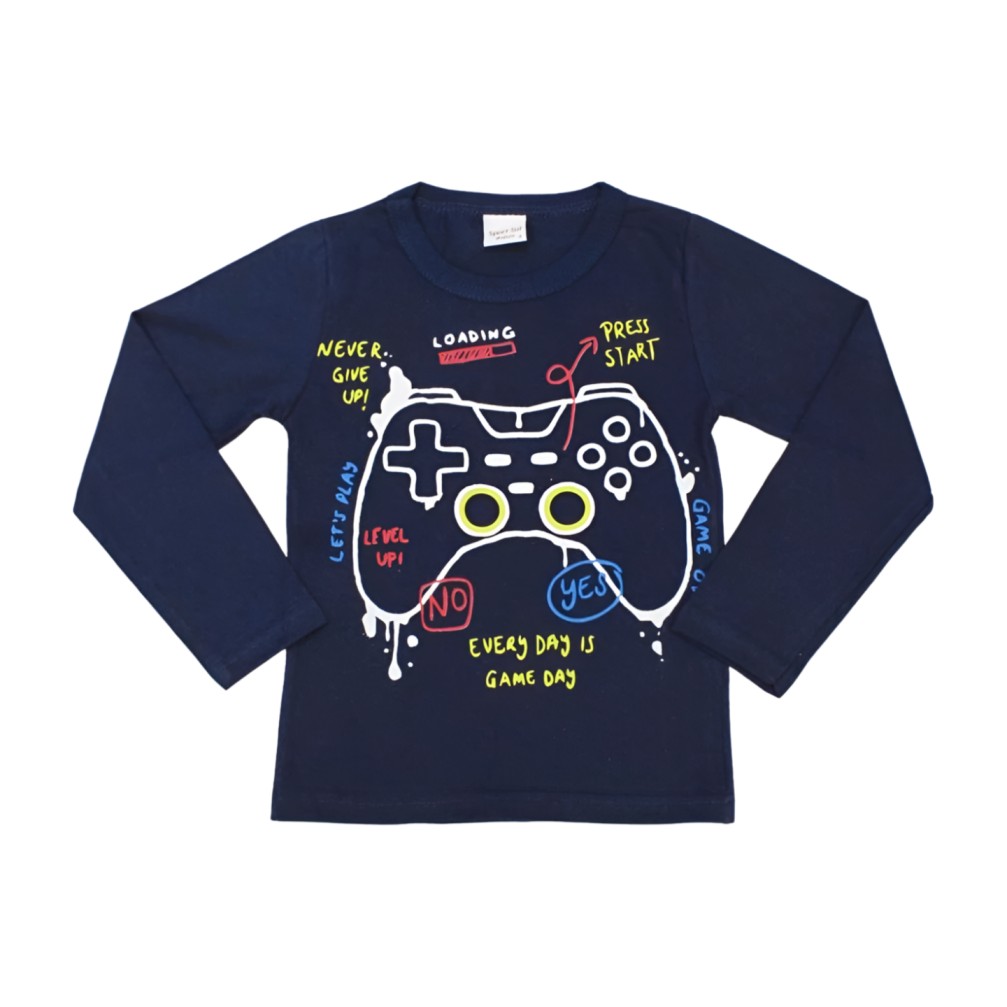 Camiseta Manga Longa Estampa Controle 2255 – Sport Sul