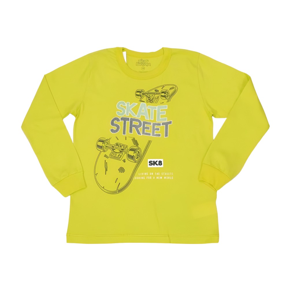 Camiseta Manga Longa Skate 6154 – Bicho Bagunça