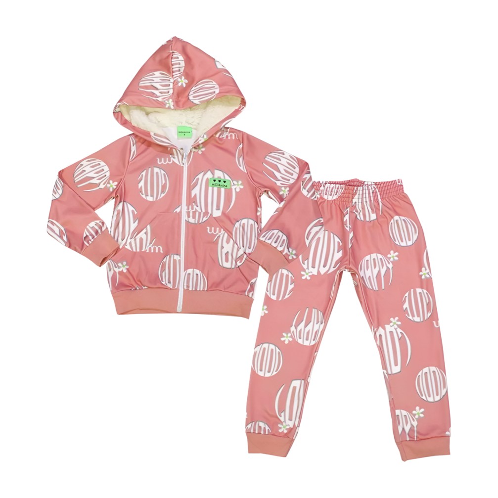 Conjunto Longo Sublimado com Capuz 27181 – Milli e Nina