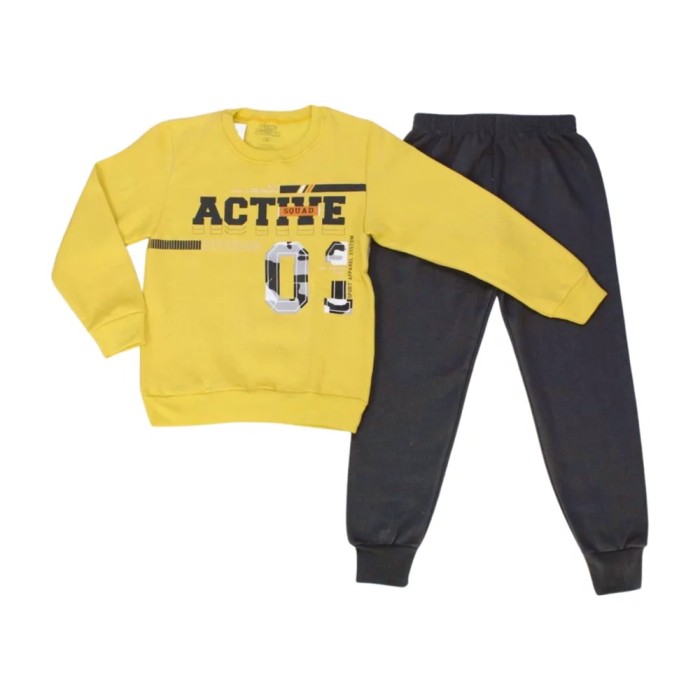 Conjunto Masculino Moletom Estampado Active 4242 – Bicho Bagunça