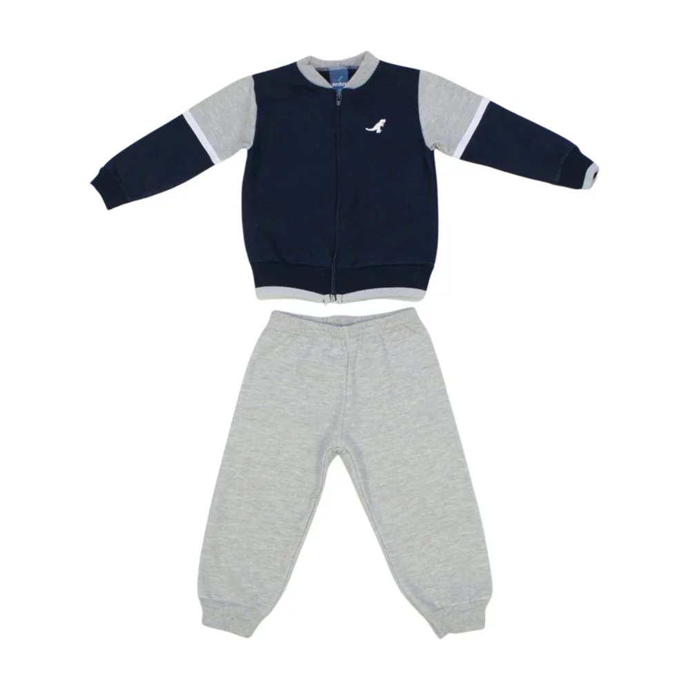 Conjunto Moletom Masculino Aberto com Bordado 62441 – Rei Rex