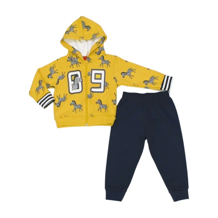 Conjunto Moletom Masculino Aberto e Capuz Zebra 208039 – Kyly