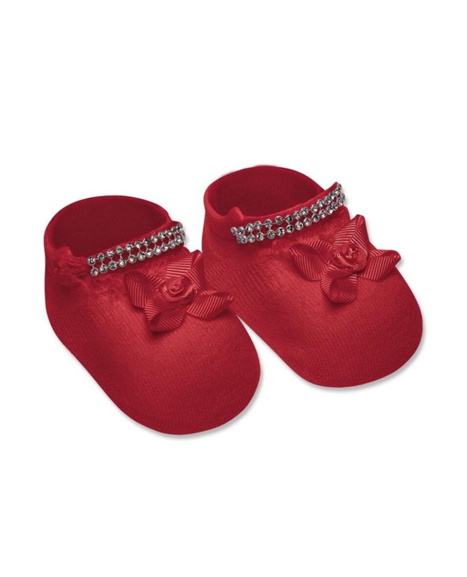 Meia Sapatilha com Strass 0 a 5 Meses 1003 – Selene