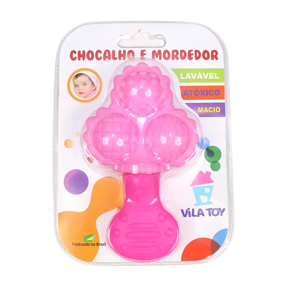 Mordedor e Chocalho Vinil Bolas 100-97 – Vila Toy
