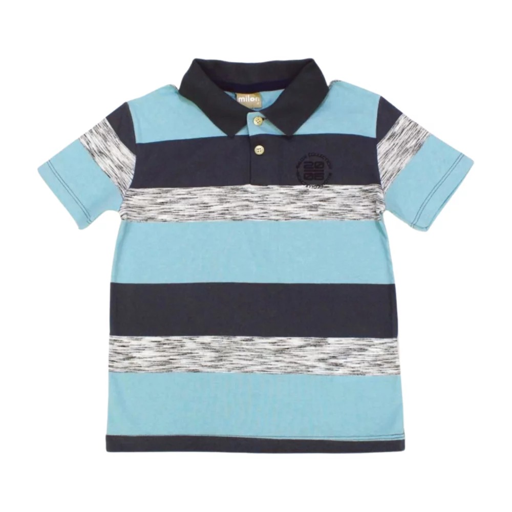 Polo Manga Curta Listrada 13890 – Milon