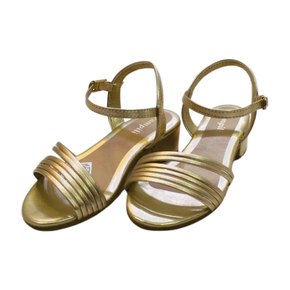 Sandália Fancy com Tiras e Saltinho 526033 – Pampili