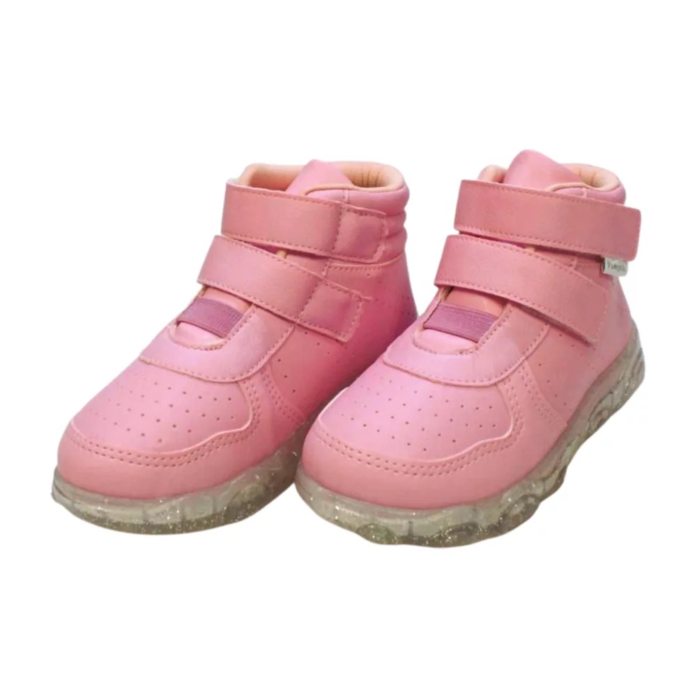 Tênis Feminino Cano ALto com Led Colorida 682016 – Pampili