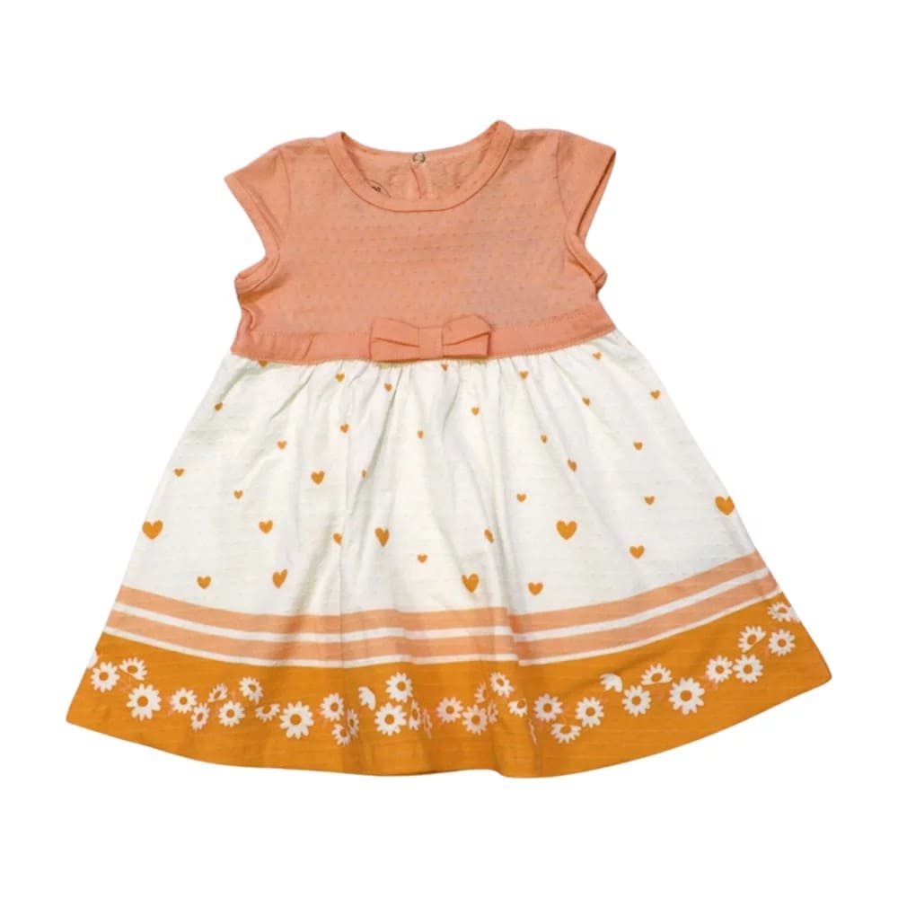 Vestido Manga Curta Corações 39453 – Alakazoo