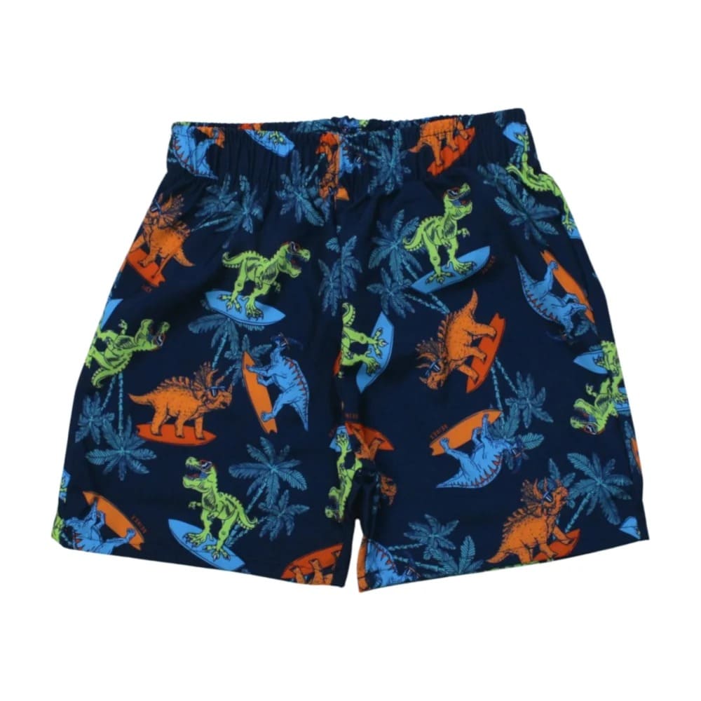 Bermuda Tactel Masculina Estampada Dinossauros 45712 – Rei Rex