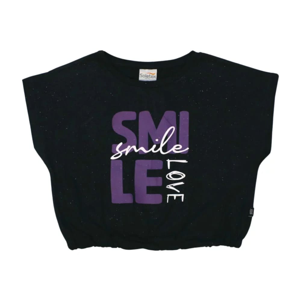Blusa Manga Curta com Elástico Smile 7543 – Soletex