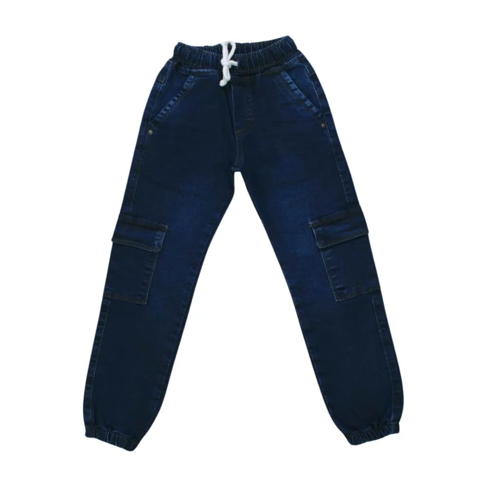Calça Jeans Cargo Masculina com Punho  7110 – Escapade