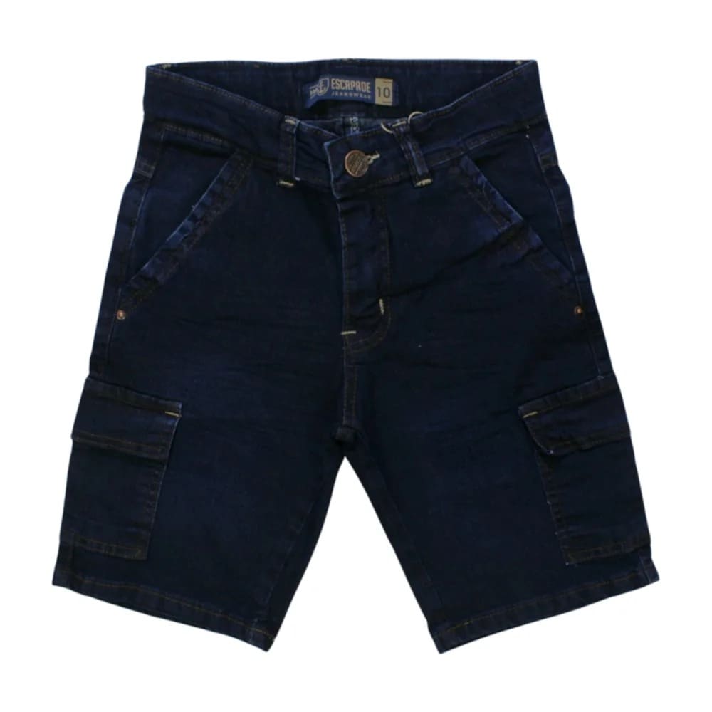 Bermuda Jeans Masculina com Regulagem na Cós 8628 – Escapade