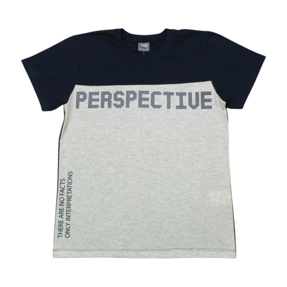 Camiseta Manga Curta Estampa Perspective 21454 – Two Colors
