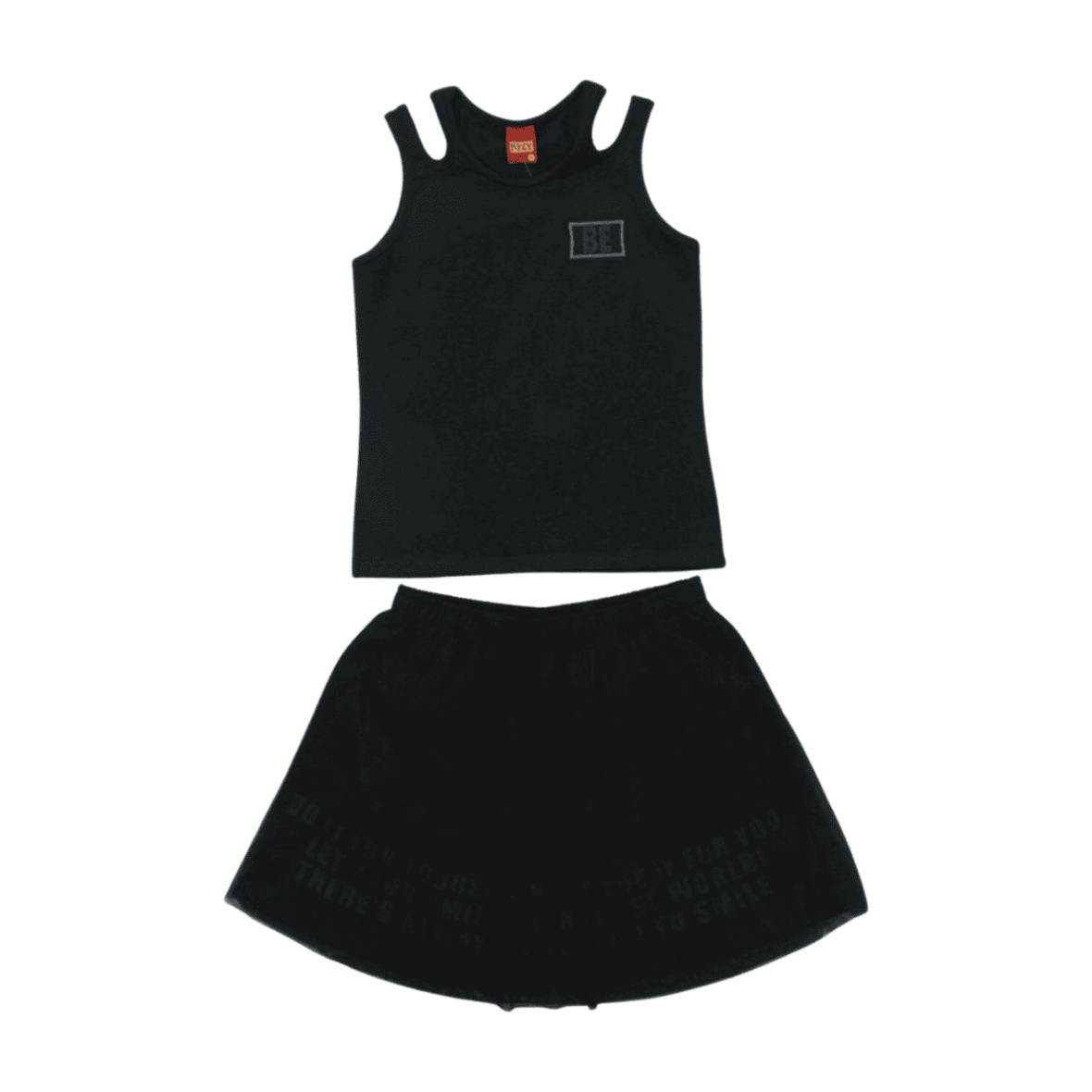 Conjunto Feminino Blusa e Saia com Tule 100066 – Kyly