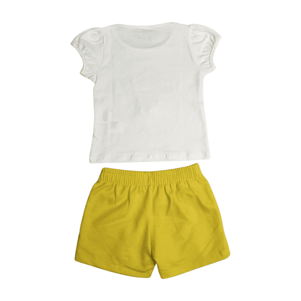 Conjunto Feminino Blusa Estampa Corações e Shorts Saia Moletinho 11414 – Kaiani