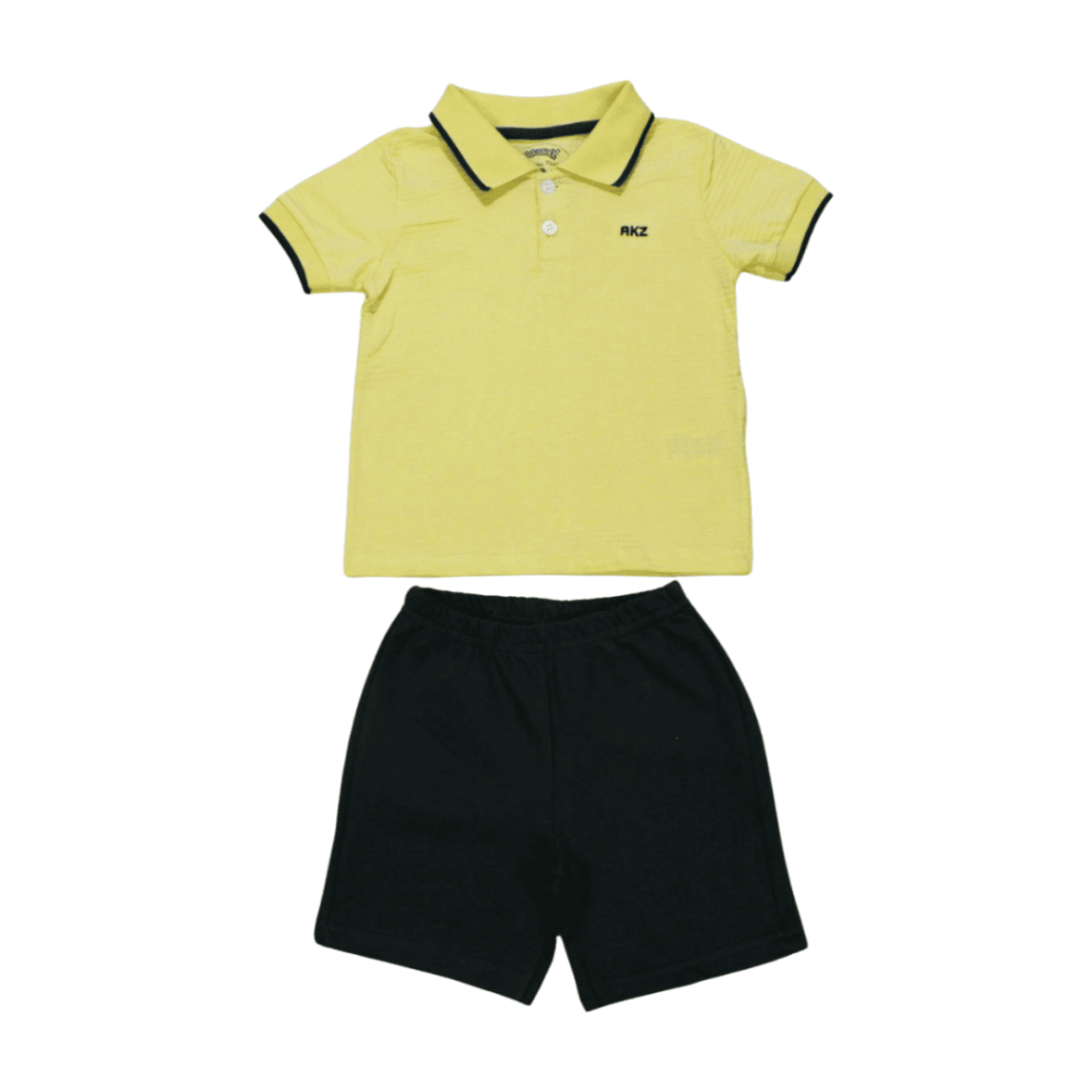 Conjunto Masculino Polo com Retilínea e Bermuda Moletinho 45347 – Alakazoo