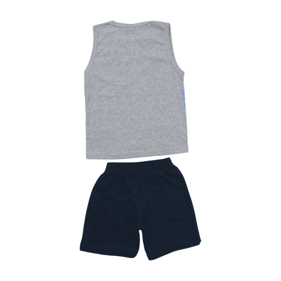 Conjunto Masculino Regata Estampa Barcos e Bermuda Moletinho 24721 – Leb