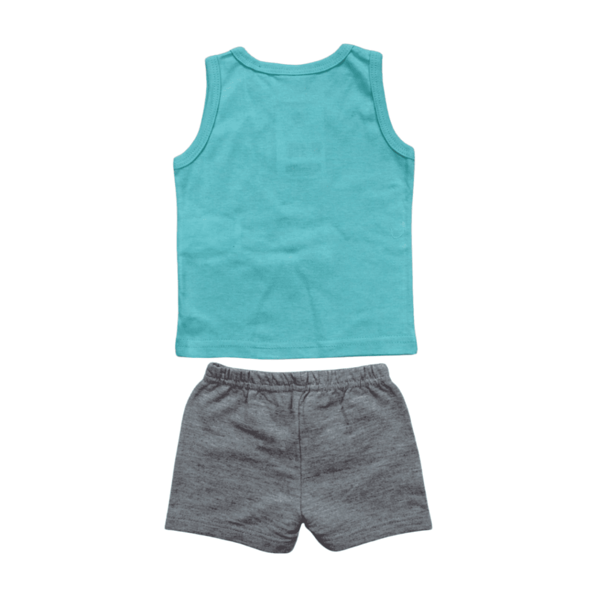 Conjunto Masculino Regata Tubarão e Bermuda Moletinho 60402 – Alenice