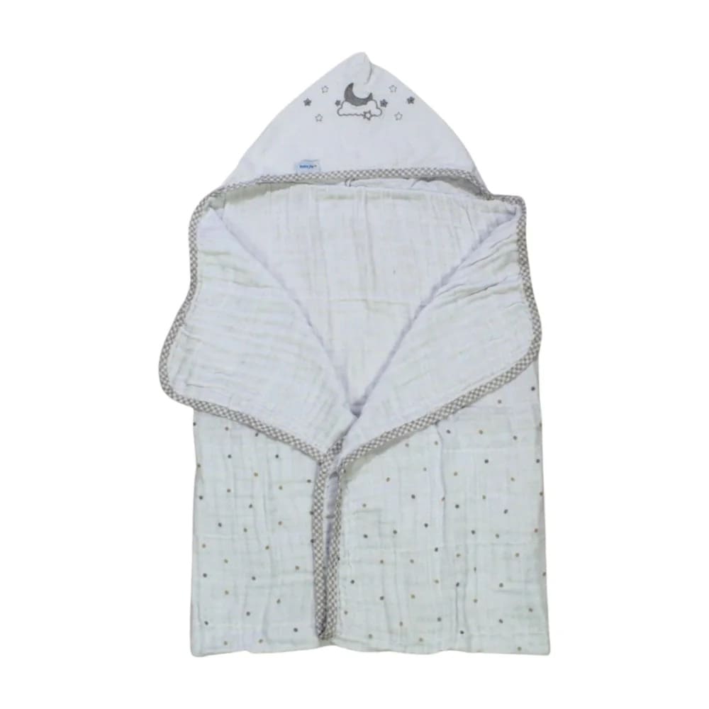 Toalha de Banho com Capuz Bordados Sortidos  76105 – Baby Joy