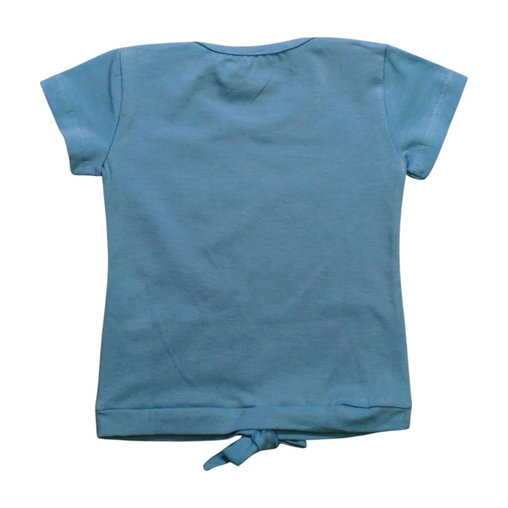 Blusa Manga Curta Estampa Flores 1335 – Bicho Bagunça