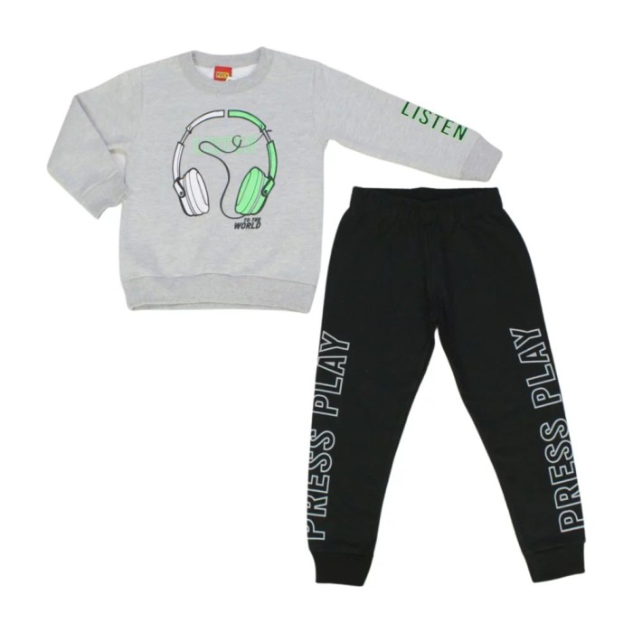 Conjunto Moletom Masculino Estampa Listen 208075 – Kyly