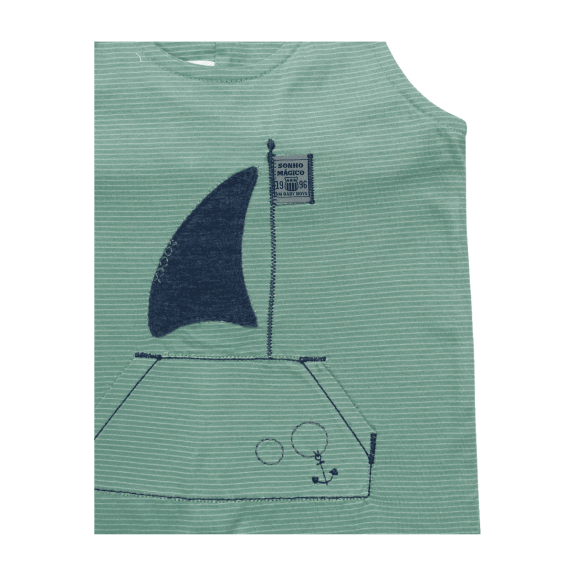 Macacão Banho de Sol Masculino Listrado 101047 – Sonho Mágico