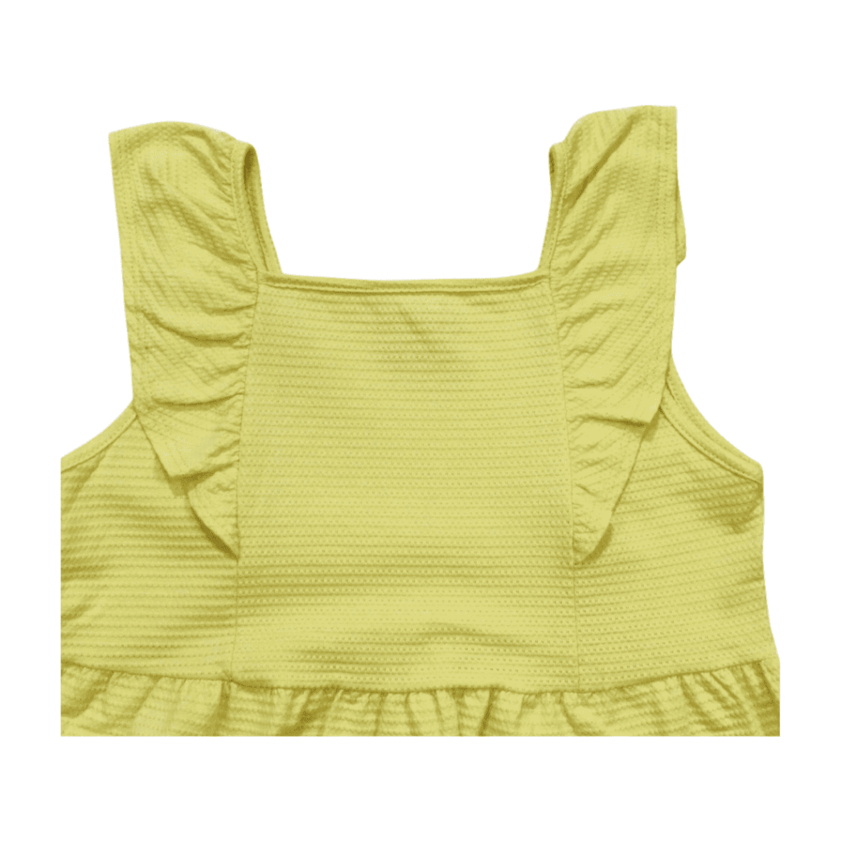 Vestido Cavado com Babado 42893 – Alakazoo