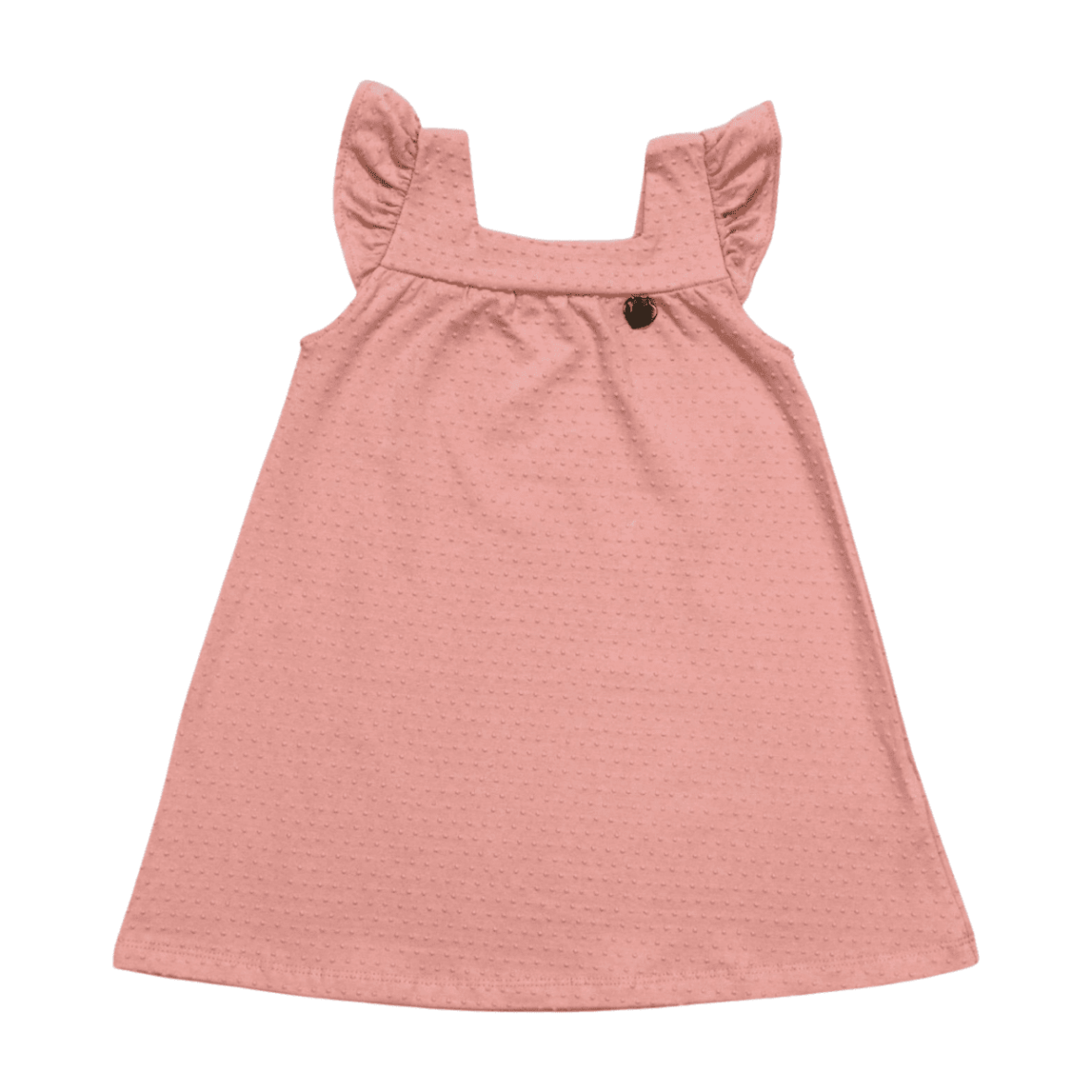 Vestido Manga Curta com Bolinha 53758 – Kamylus