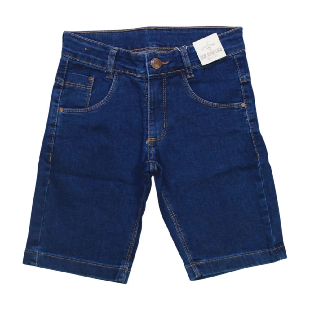 Bermuda Jeans Masculina com Regulagem no Cós 181123 – Bob Bandeira