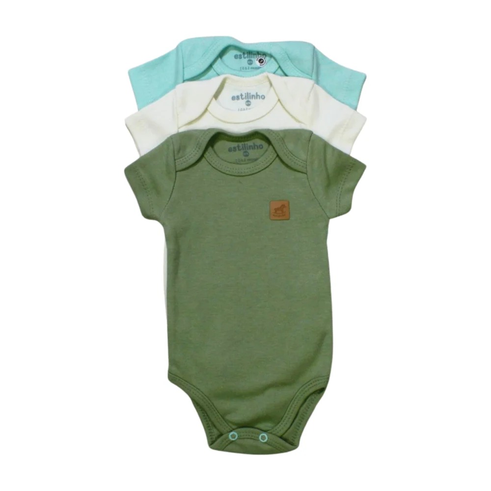 Body Manga Curta Básico Sortido 0402014 – Estilinho