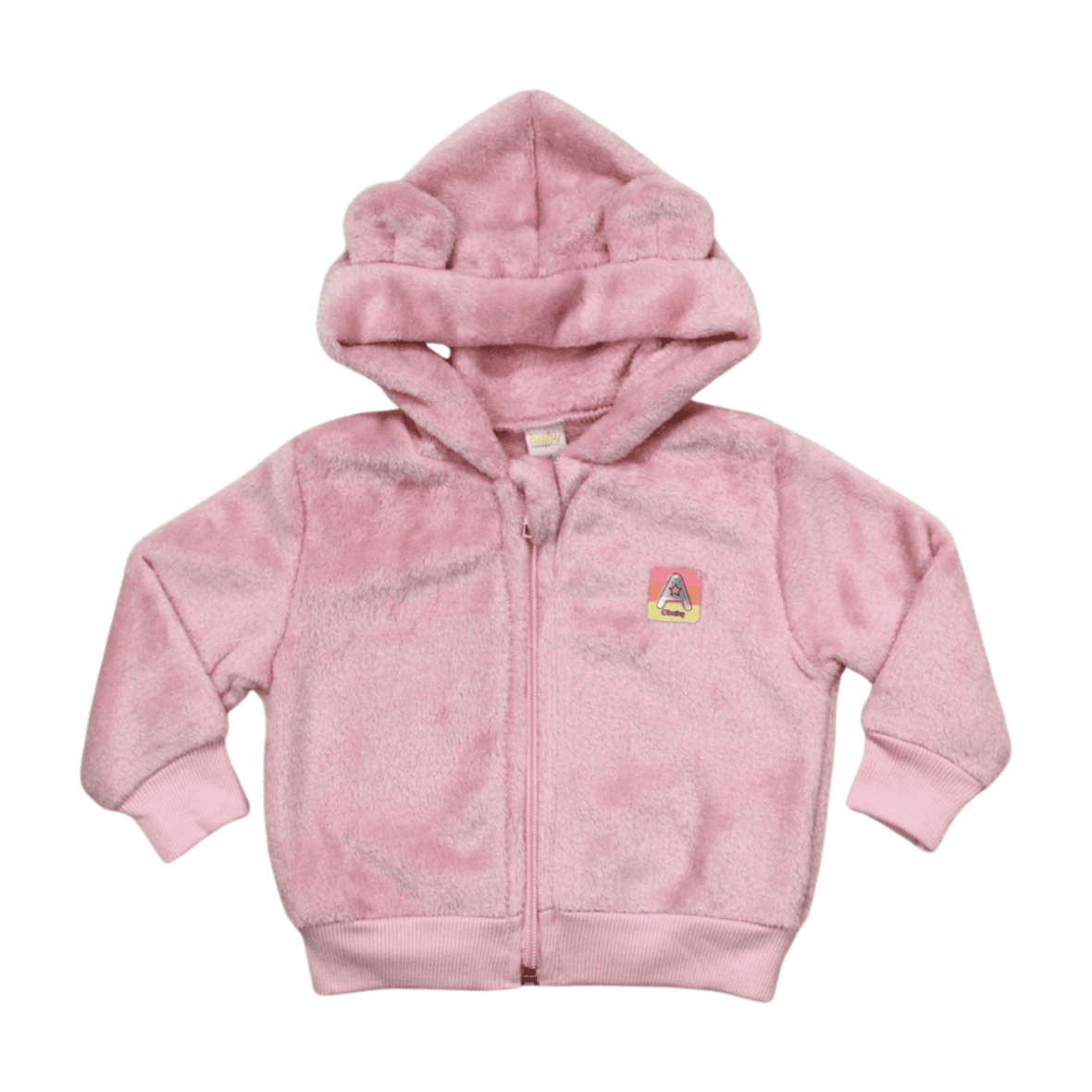 Jaqueta Feminina Pêlo Capuz Orelhinha 10187 – Abrange