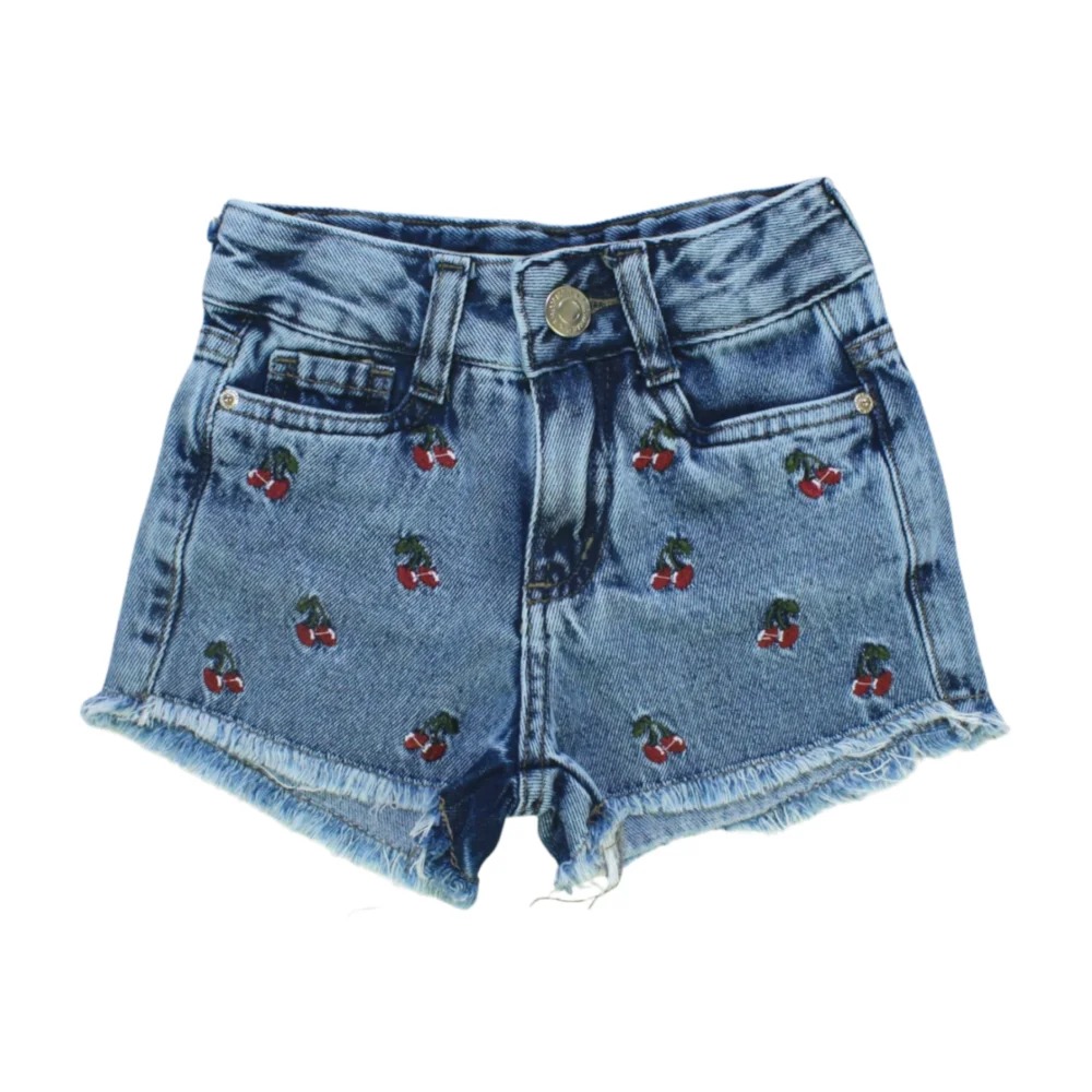 Shorts Jeans Cereja Bordada 3549 – Frommer