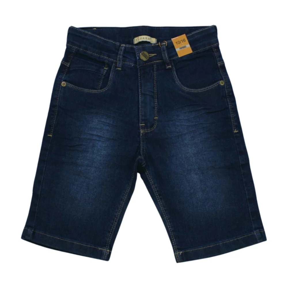 Bermuda Jeans com Regulagem no Cós 3385 – Paparrel