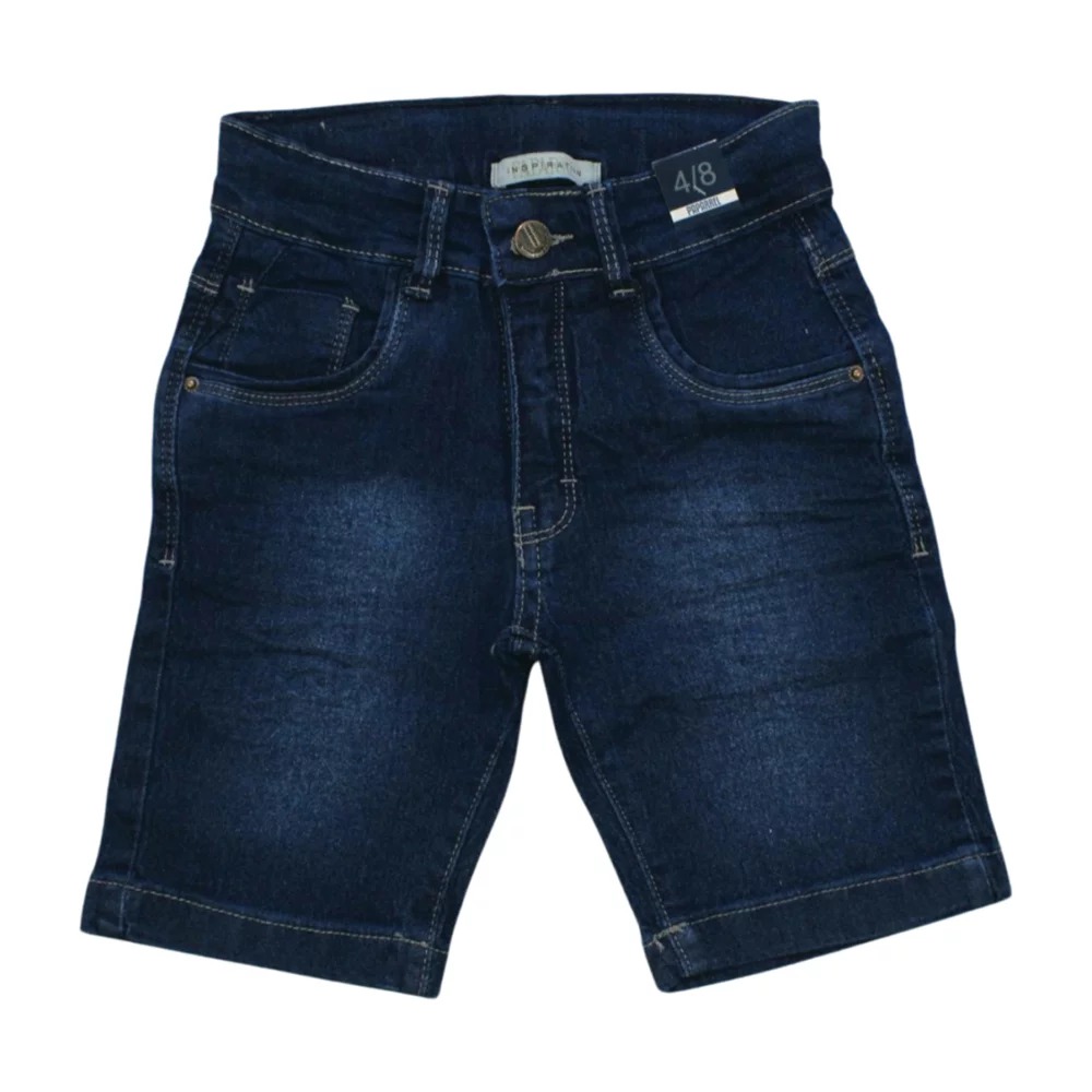 Bermuda Jeans com Regulagem no Cós 3406 – Paparrel