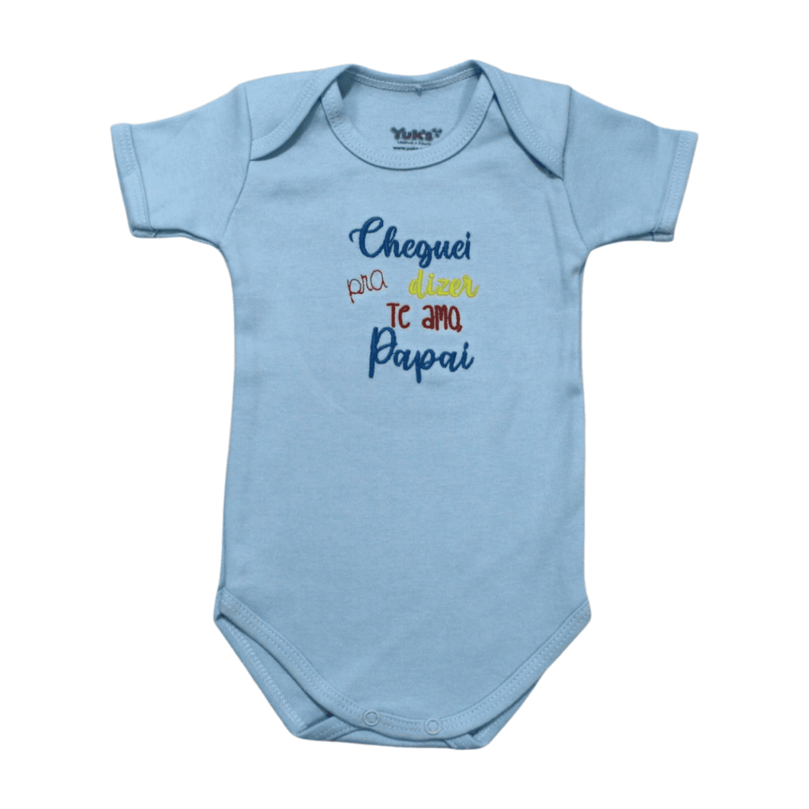 Body Manga Curta Bordado Papai  10715 – Yuk´s