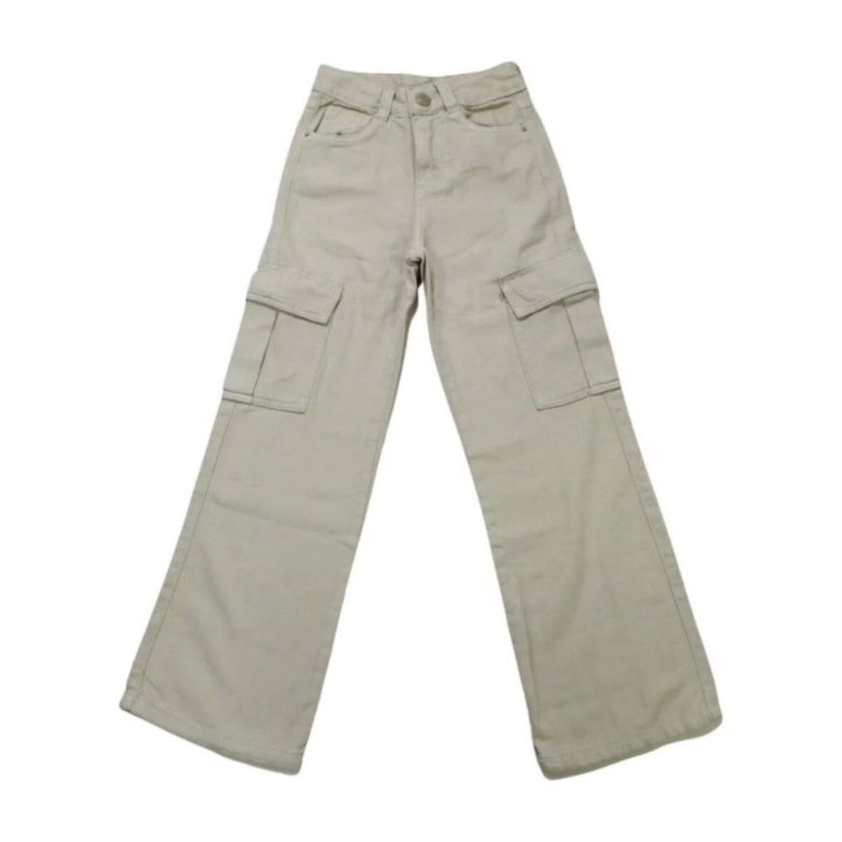 Calça Wide Legging Cargo Sarja Feminina 3150 – Frommer