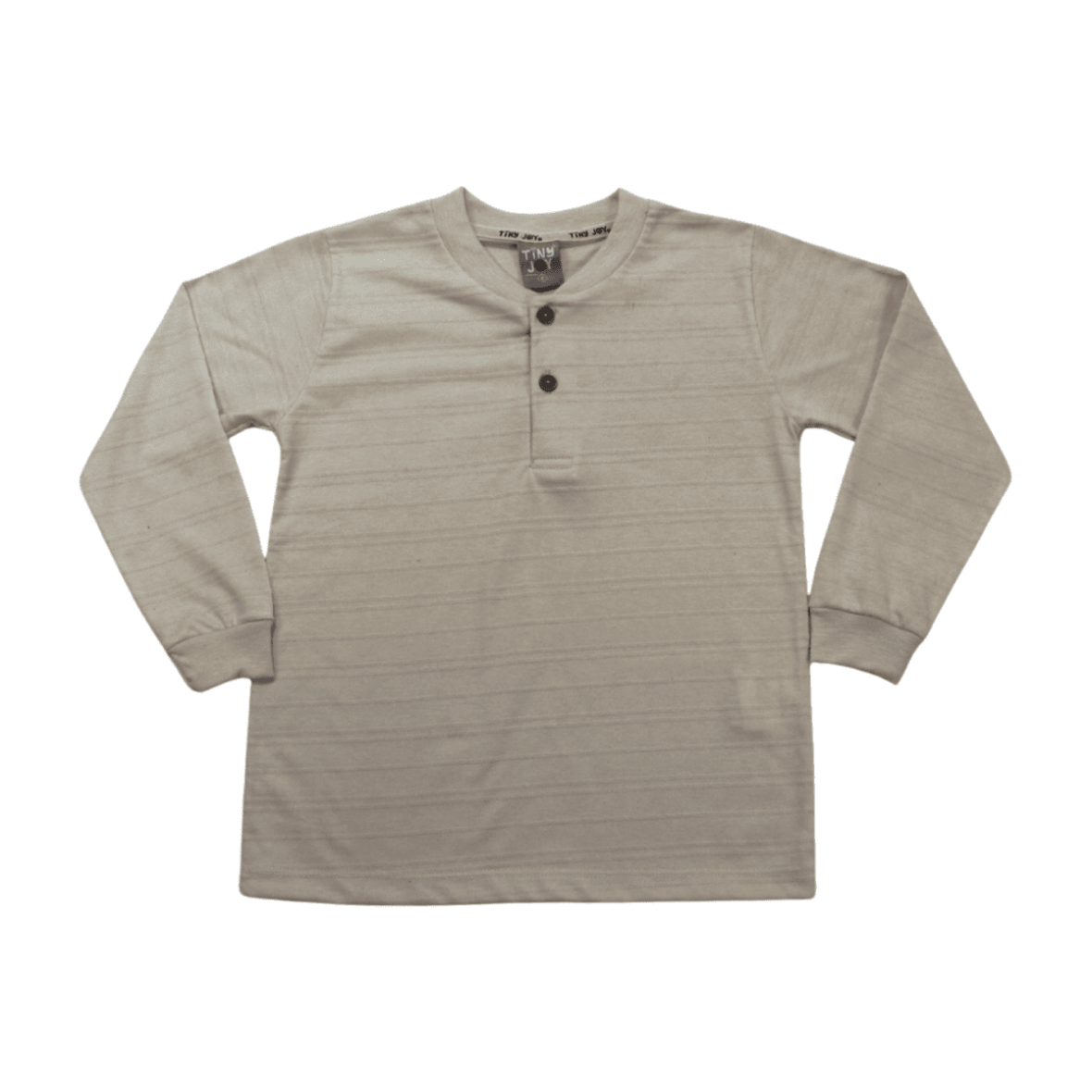 Camiseta Jacquard  Manga Longa com Botões 11851 – Tiny Joy