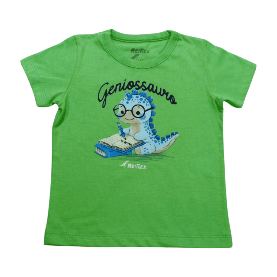 Camiseta Manga Curta Estampa Geniossauro 45482 – Rei Rex