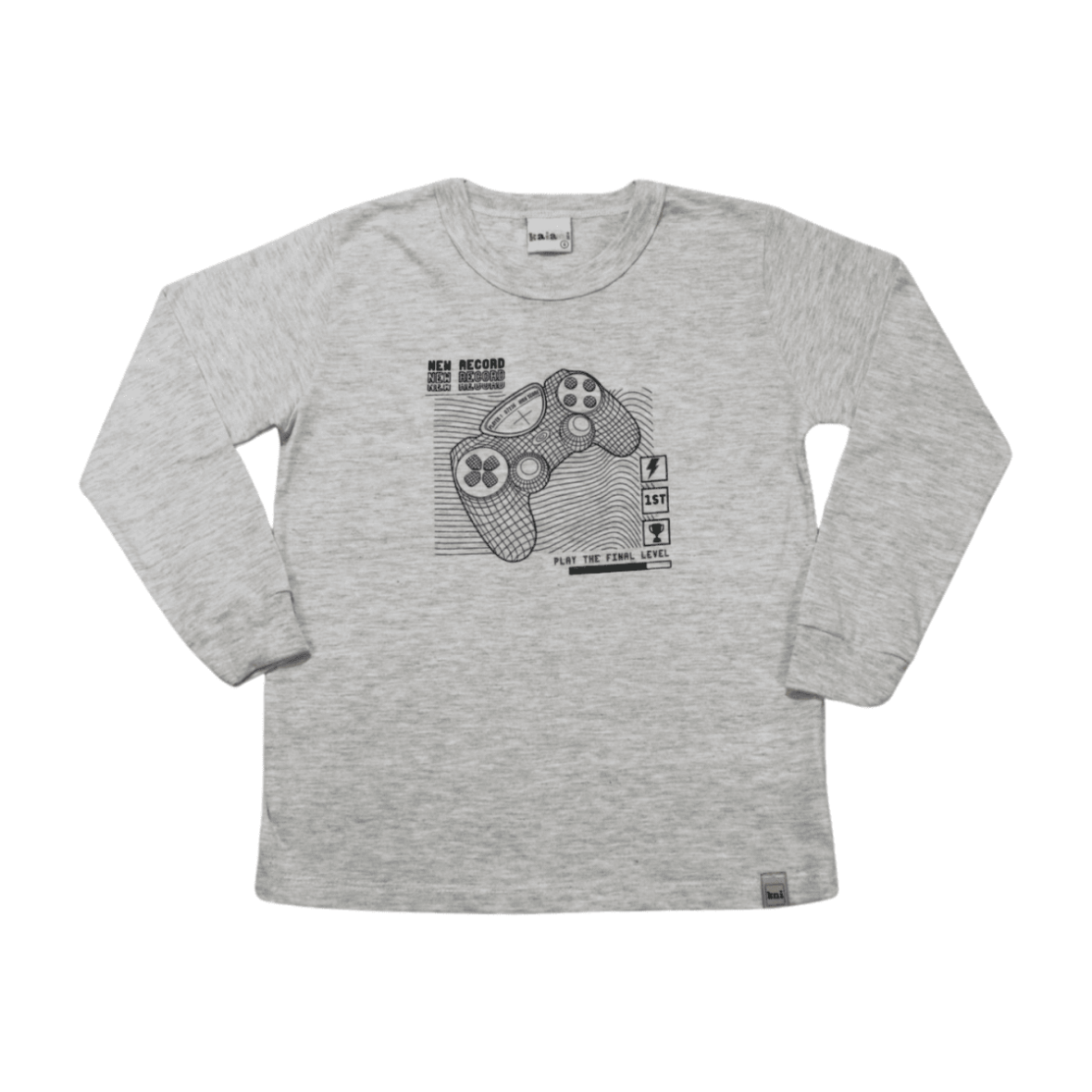 Camiseta Manga Longa Estampa Controle 11733 – Kaiani