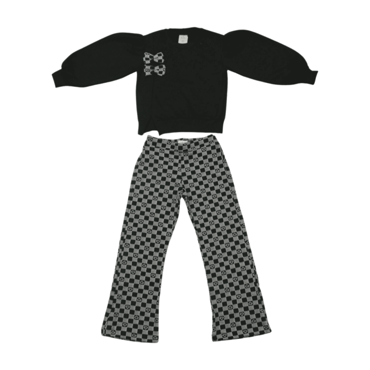 Conjunto Longo Feminino Blusão Laço e Legging 37020 – Angerô