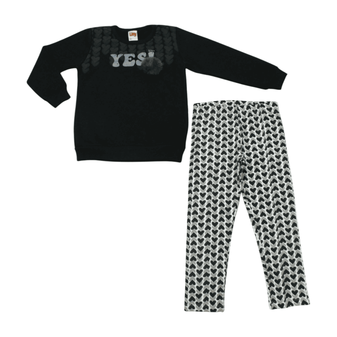 Conjunto Longo Feminino Blusão Yes! e Legging 9031 – Livy