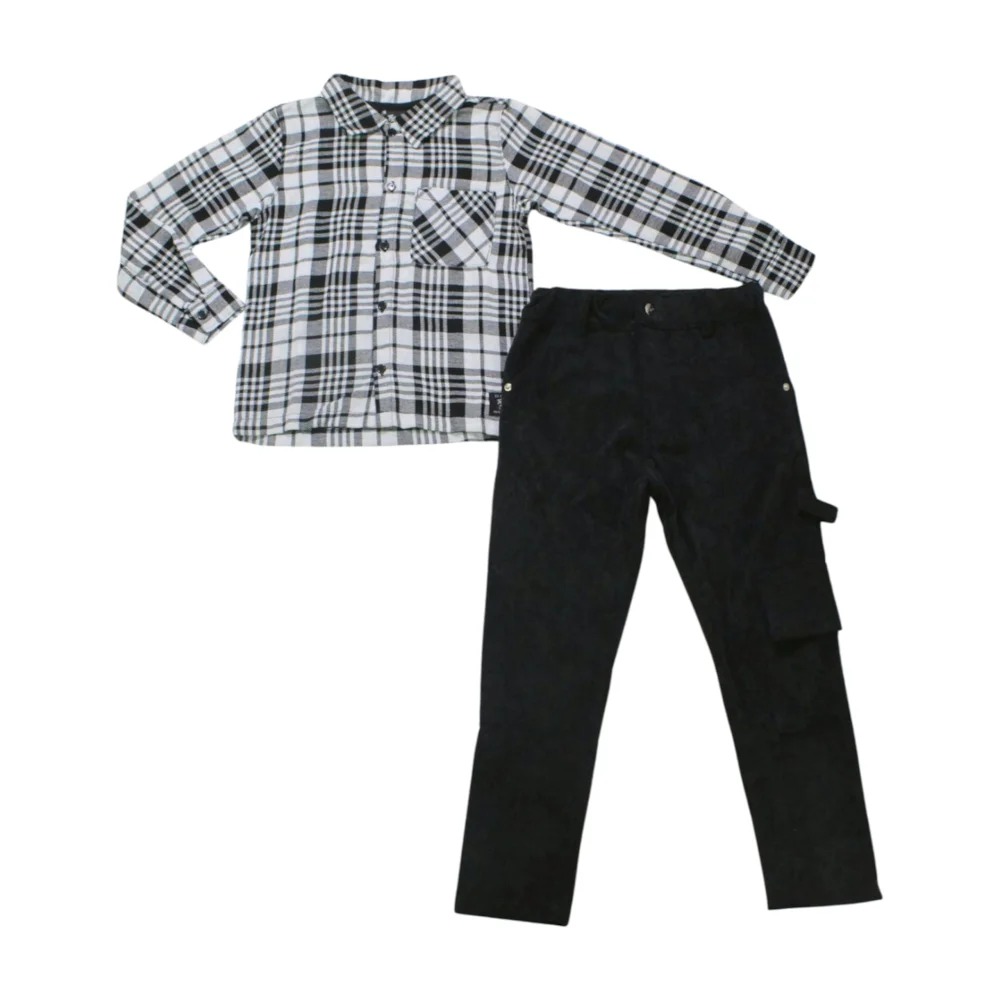 Conjunto Longo Masculino Camisa e Calça Veludo- 7151 – Tom Quest