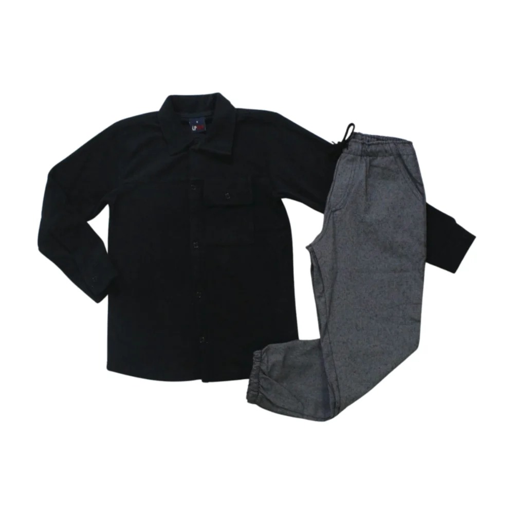 Conjunto Longo Masculino Camisa Soft e Calça Linho 6323 – LPKIDS