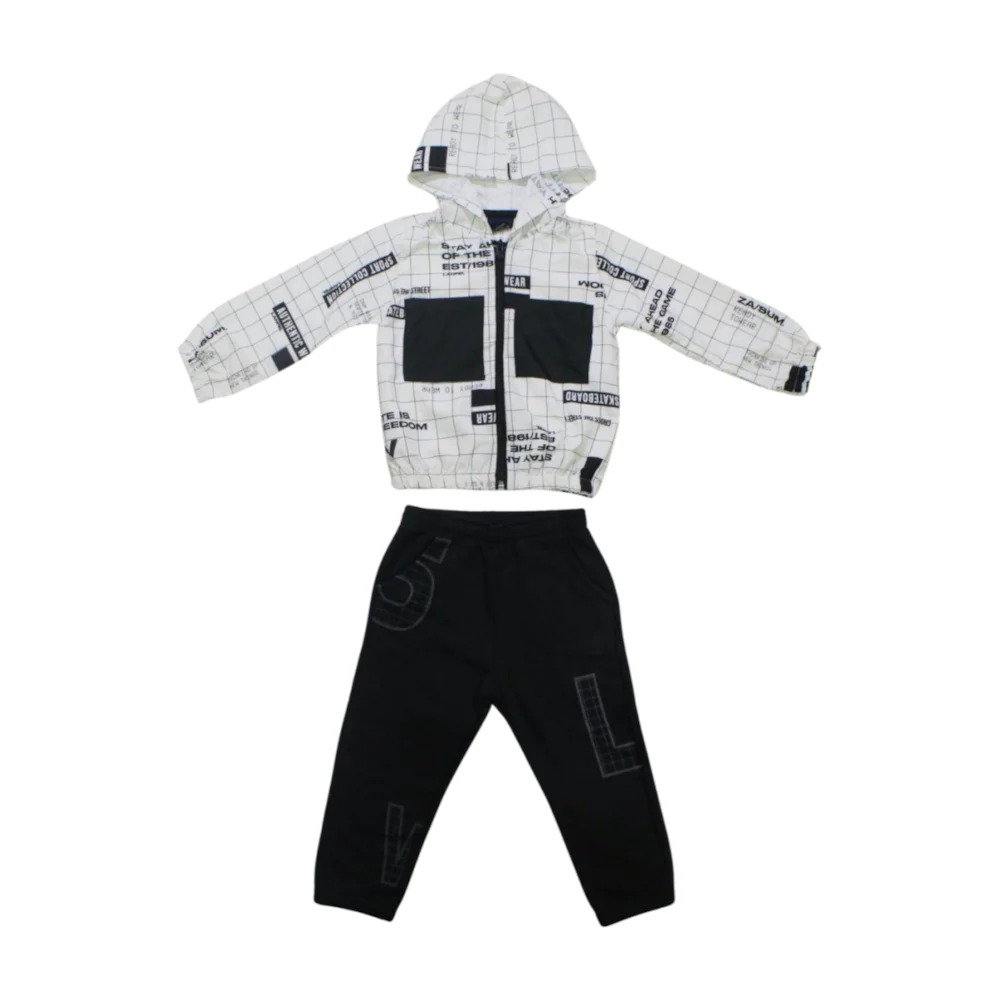 Conjunto Longo Masculino Jaqueta Corta Vento e Calça Moletom 6318 – LPKIDS